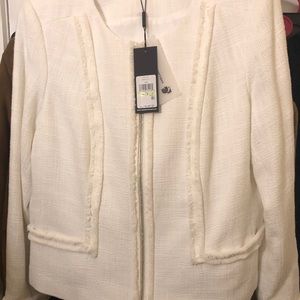 Karl Lagerfeld white jacket